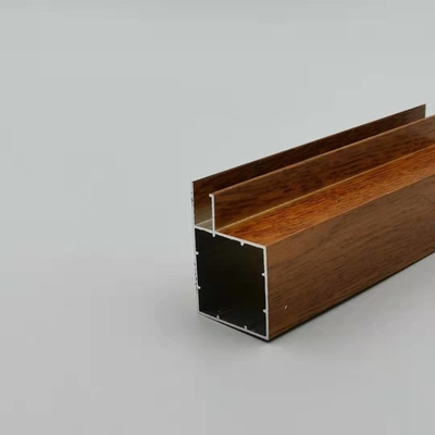 Extrusão de alumínio de madeira do armário de cozinha do revestimento que anodiza para Israel