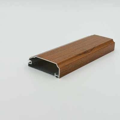 extrusão de alumínio da grão de 6M Israel Aluminium Kitchen Profiles Wood