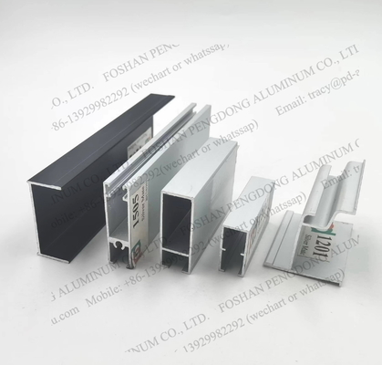 a porta de alumínio anodizada 0.15mm perfila 6063 séries da têmpera de T5