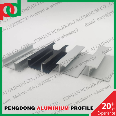 Anodizado colora 6063 perfis de alumínio para deslizar portas do vestuário