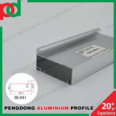 Perfis de alumínio do armário de cozinha de Glossy Silver Polishing do fabricante profissional