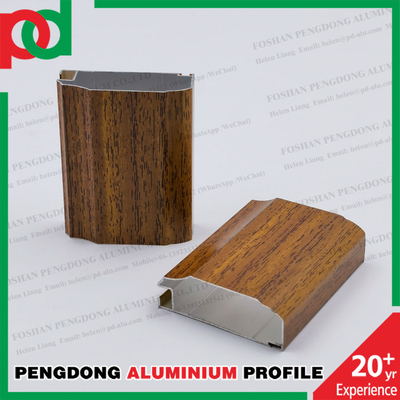 Perfil de alumínio de lustro do armário de cozinha de High Glossy Silver do fabricante de Foshan