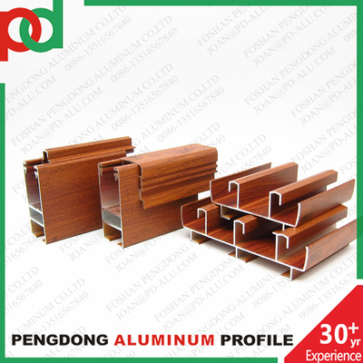 Perfis anodizados pretos Alumínio para janelas e portas Serie 35