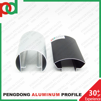 Perfis de cor de madeira preta mate prata de 6M de comprimento, cor de madeira preta, perfis de cor de madeira preta, com acabamento anodizado bronze e tamanhos diferentes
