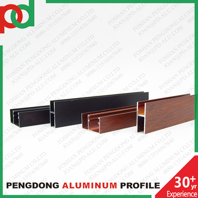 Canal U de Alumínio com Cor de Grão de Madeira para Corrimão, Pérgola, Varanda, Tubos de Cerca Exportados para a América do Sul