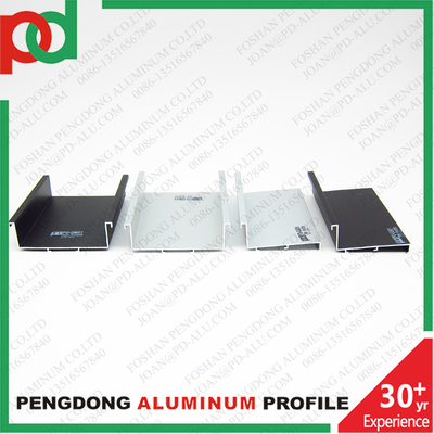 Tecnologia de extrusão personalizável Fabricação de perfis de alumínio para porta de vidro gabinete de cozinha guarda-roupa MDF melamina