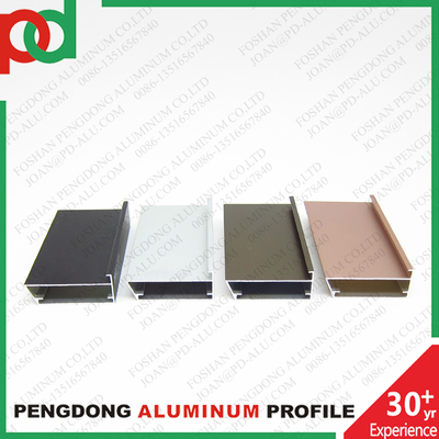 Tecnologia de extrusão Perfis de alumínio da série 6000 para móveis de melamina ouro cromo bronze anodizado em grandes tamanhos