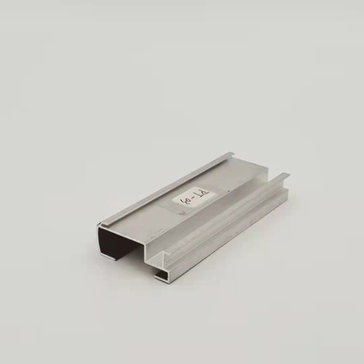 Anodizado 6063 perfis de alumínio Rod Spring Tube Bottom da trilha da cortina