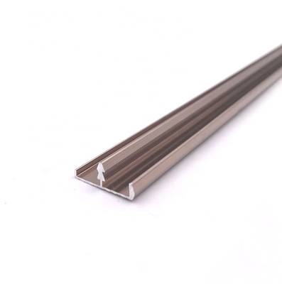 16.3mm T dão forma a perfis moldando de lustro da guarnição quadrada de alumínio da borda
