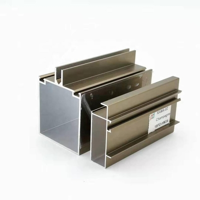 Perfis feitos sob encomenda da trilha da cortina da espessura 0.9mm 1.5mm para a parede de cortina