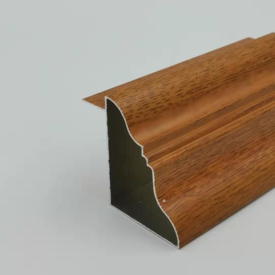 Extrusão de alumínio de madeira do armário de cozinha do revestimento que anodiza para Israel