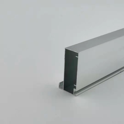 Espessura de alumínio anodizada retangular de prata lustrosa do perfil 1.2mm da cozinha
