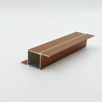 extrusão de alumínio da grão de 6M Israel Aluminium Kitchen Profiles Wood