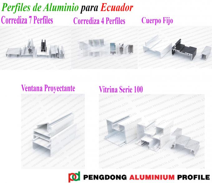 Os perfis de alumínio para Equador fixaram a janela