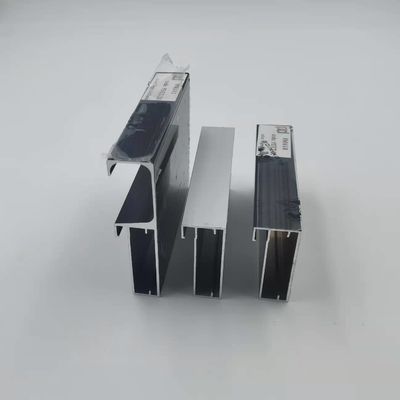 Bom preço Anodizado colora 6063 perfis de alumínio para deslizar portas do vestuário on-line