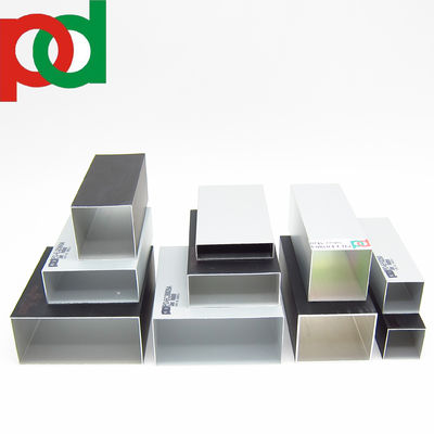 Bom preço 6063 T5 Tubos de alumínio ocos Tubos de alumínio retangulares quadrados Ângulo de alumínio on-line