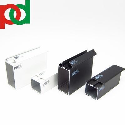 Bom preço Perfis anodizados pretos Alumínio para janelas e portas Serie 35 on-line