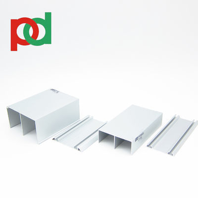 5.8M comprimento perfis de alumínio de cor de grão de madeira para móveis de armário deslizantes fabricados por profissionais