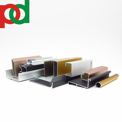 Tecnologia de extrusão personalizável Fabricação de perfis de alumínio para porta de vidro gabinete de cozinha guarda-roupa MDF melamina