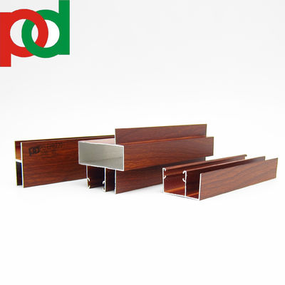 Perfis de Alumínio para Portas e Janelas com Acabamento Amadeirado Preto Fosco em Vários Tamanhos e Designs Utilizando Tecnologia de Extrusão