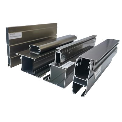 Bom preço Champagne Anodizado 6063 Perfil de alumínio para portas e janelas com 5,8 metros de comprimento on-line