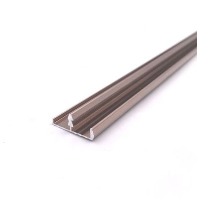 Bom preço 16.3mm T dão forma a perfis moldando de lustro da guarnição quadrada de alumínio da borda on-line